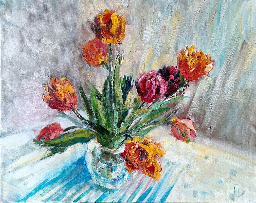 Картина "Весна в доме" художника Нина Дивинская Волгоград
