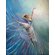 Картина маслом "Балерина" легкая, парящая в свободном полете балерина, вскинула руки вверх