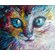 Картина на холсте "Кот" маленький котёнок с большими голубыми глазами завораживает своей непосредственностью