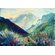 Картина маслом "Рассвет в горах" пейзаж, написанный в Приэльбрусье