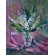 Картина "Ландыши" с цветами в хрустальной вазочке художника Нина Дивинская Волгоград