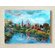 Картина на холсте масляными красками"Новоаннинский храм"