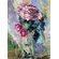 На картине " Осенние розы" с розовыми и малиновыми изящными цветами художника Нины Дивинской Волгоград