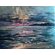 "Море на двоих" с сиреневым закатом художницы Нина Дивинская