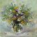 Изображение полевых цветов в вазе на картине маслом "Дуновение свежести"